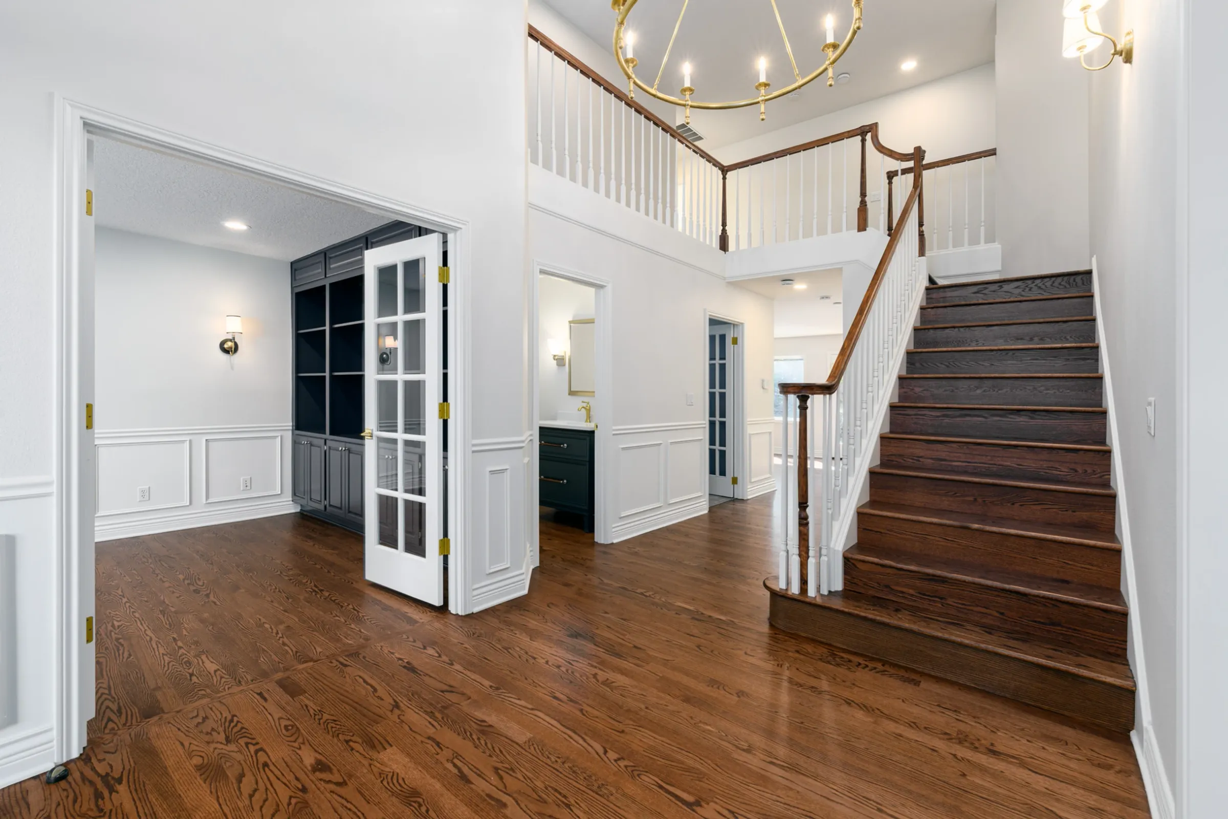 After photo of the Lake Oswego full home renovation showing the finished interior with updated finishes and modern design by Tortoise Construction LLC